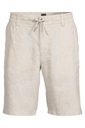 regular casual short met linnen ecru