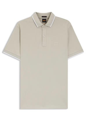 slim polo taupe