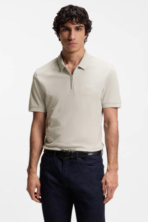 slim polo beige