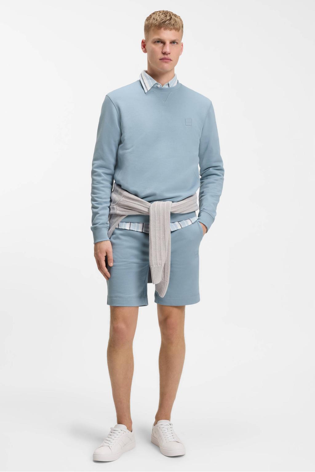 BOSS sweater lichtblauw