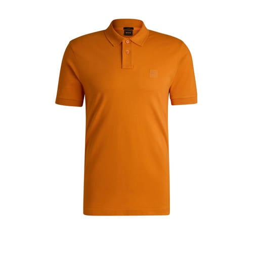 BOSS slim polo oranje afbeelding