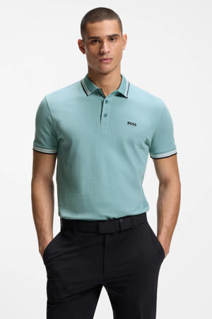 regular polo blauw