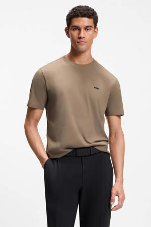 regular T-shirt kaki
