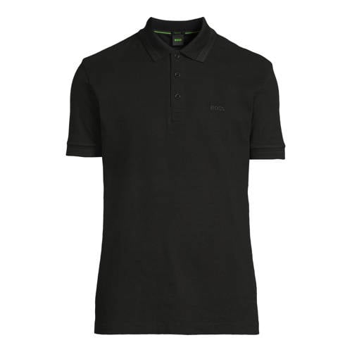 BOSS regular polo zwart afbeelding