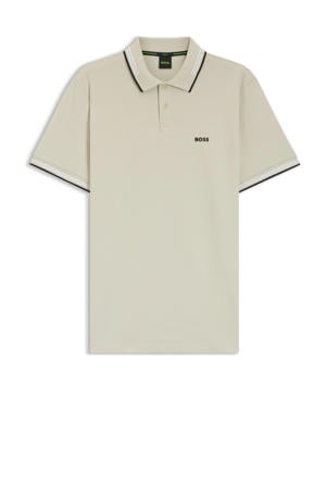 slim polo beige