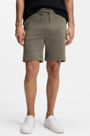 regular sweatshort grijsgroen