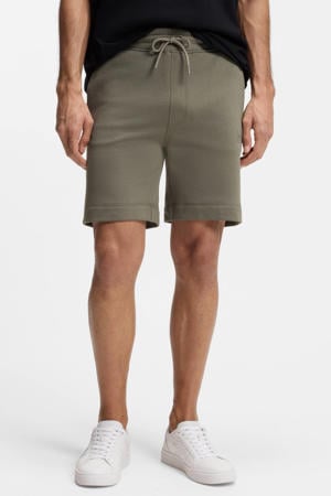 regular sweatshort grijsgroen