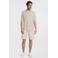 BOSS regular casual overhemd met linnen beige