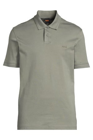 regular polo grijsgroen