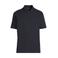 BOSS regular polo met linnen donkerblauw