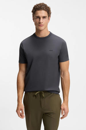 regular T-shirt antraciet