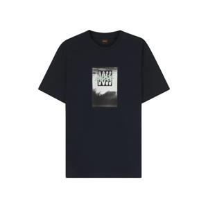 regular T-shirt donkerblauw