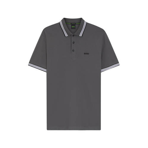 BOSS regular polo antraciet afbeelding