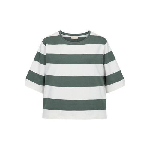 FREEQUENT gestreepte T-shirt wit afbeelding