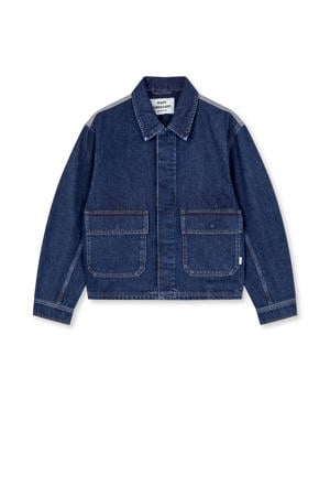 denim spijkerjas dark blue denim