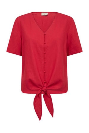 blouse met linnen