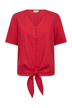 blouse met linnen