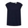 FREEQUENT top met textuur donkerblauw