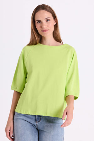 T-shirt limegroen