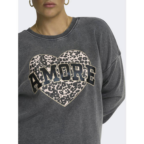 ONLY CARMAKOMA sweater grijs afbeelding