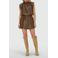 JOSH V playsuit donkerbruin