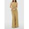 JOSH V straight high waist chino lichtgroen