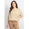 CS the Label pullover beige gebreid
