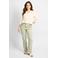 CS the Label bootcut regular waist cropped broek mintgroen