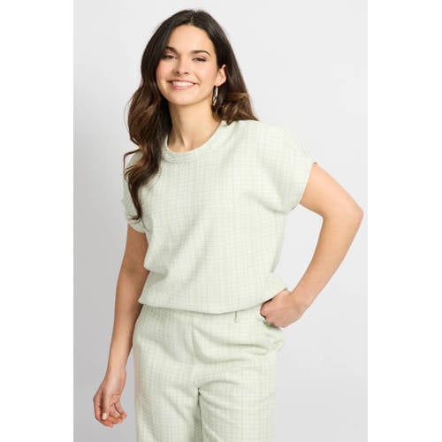 CS the Label glitter top mintgroen afbeelding