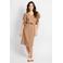 CS the Label zomerjurk bruin