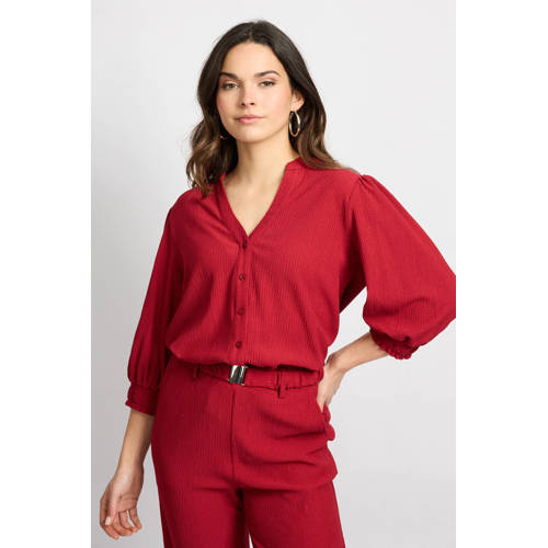 CS the Label blouse rood afbeelding