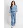 CS the Label straight regular waist casual broek blauw