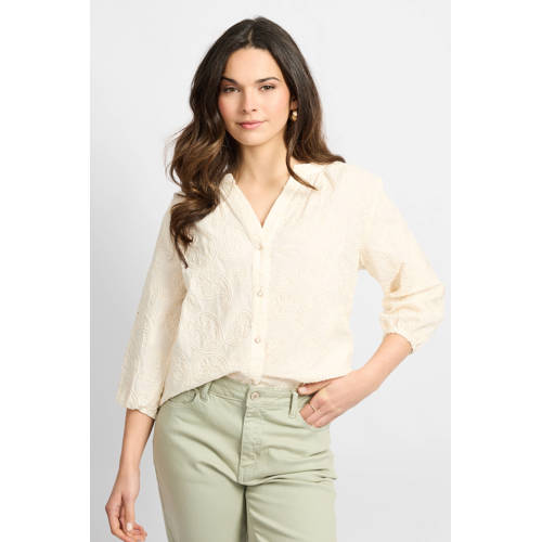 CS the Label blouse met paisley print ecru afbeelding
