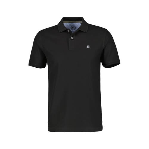 LERROS regular polo zwart afbeelding