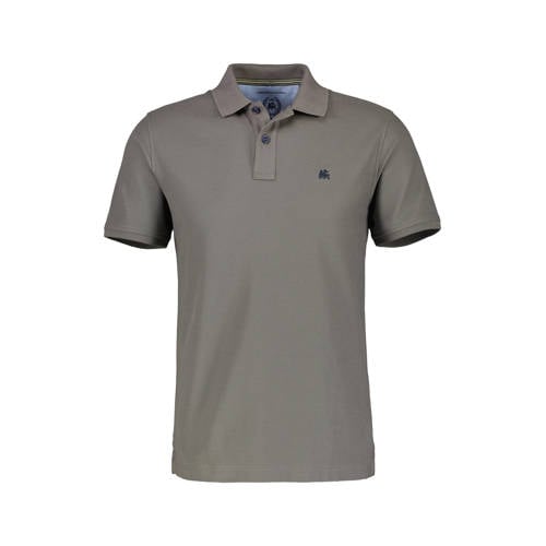 LERROS regular polo grijs afbeelding