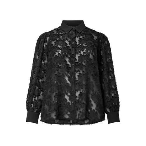 PIECES Curve blouse zwart afbeelding