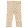 Babyface gebloemde legging beige/oranje