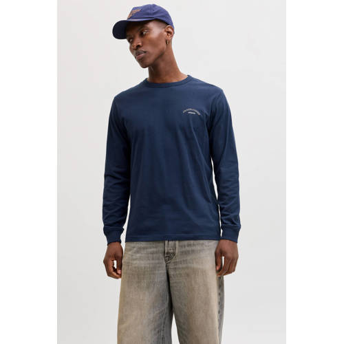 JACK & JONES longsleeve donkerblauw afbeelding
