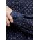 JACK & JONES slim casual overhemd donkerblauw