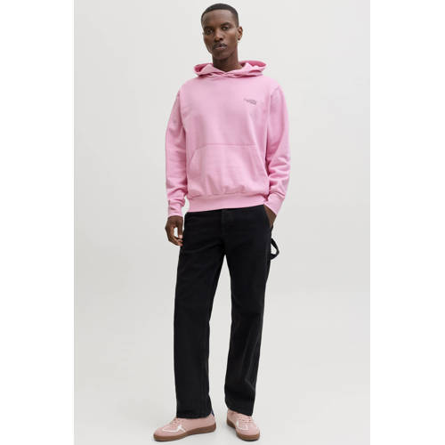 JACK & JONES hoodie met backprint roze afbeelding