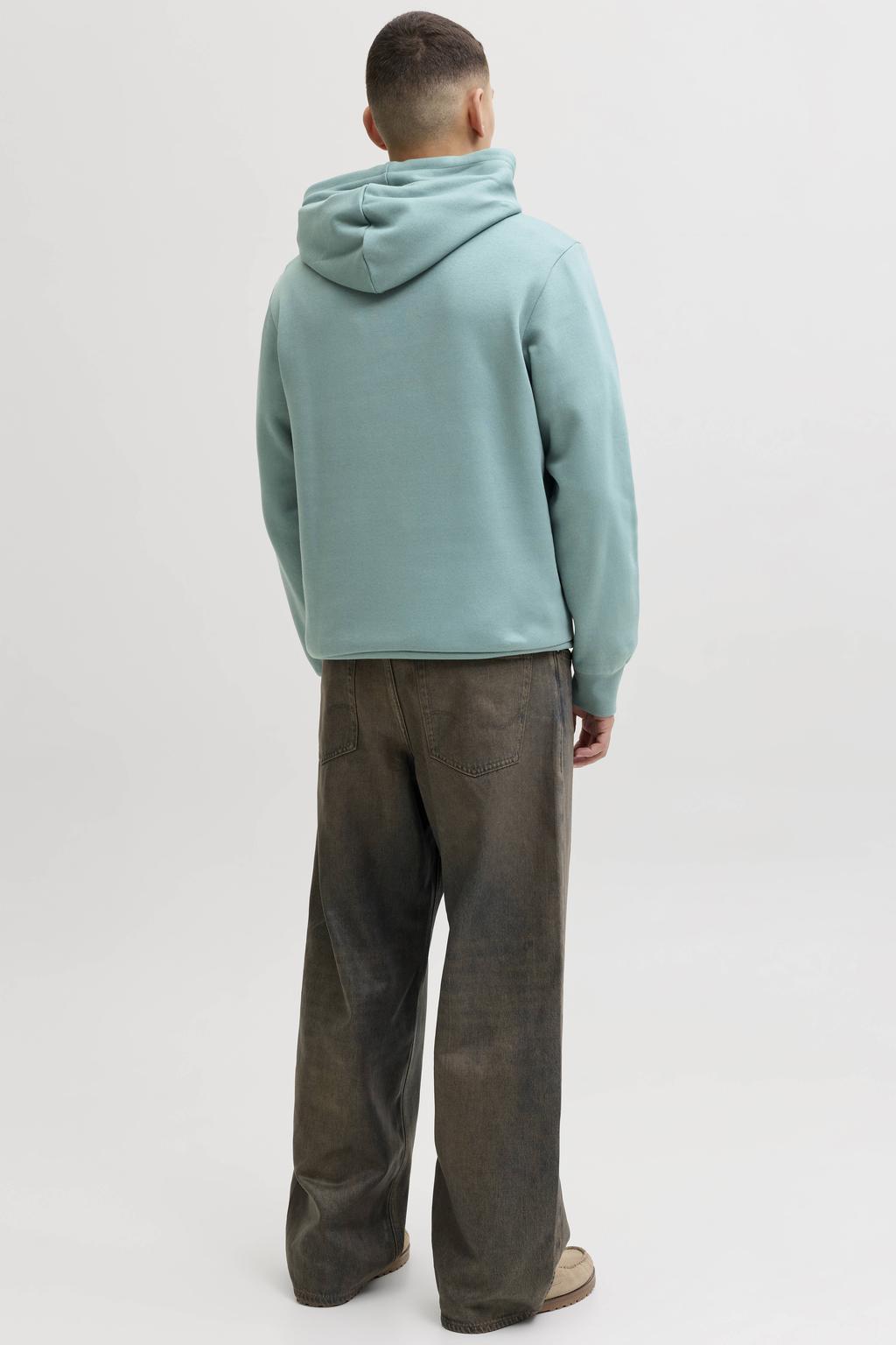JACK & JONES ESSENTIALS hoodie turquoise