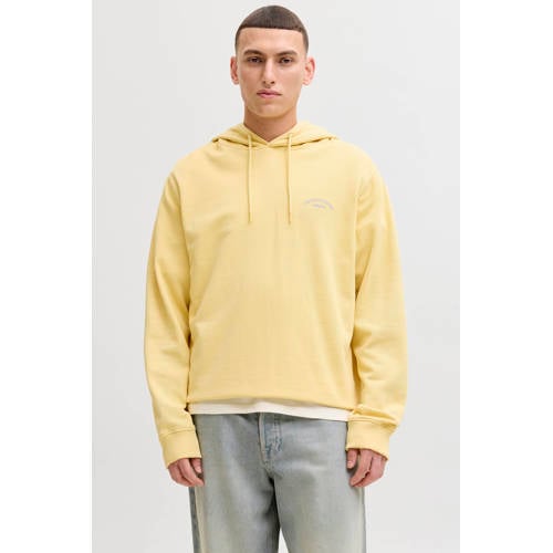 JACK & JONES hoodie geel afbeelding
