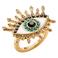 Kurt Geiger ring Eye Cocktail goudkleurig