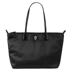 shopper met studs zwart