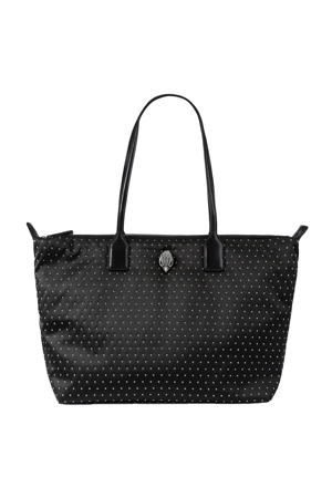shopper met studs zwart