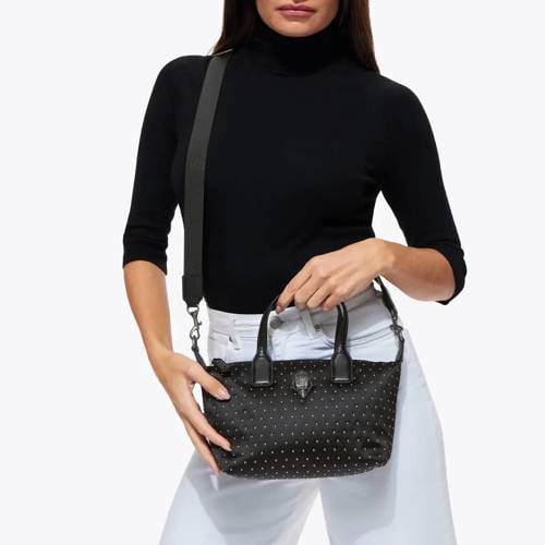Kurt Geiger mini shopper met studs zwart afbeelding