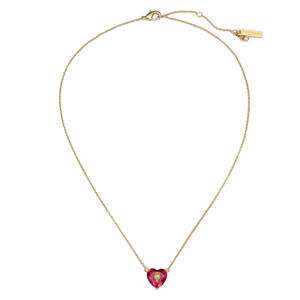 ketting Crystal Heart goudkleurig