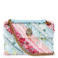 Kurt Geiger crossbody tas Kensington met pailletten blauw/roze
