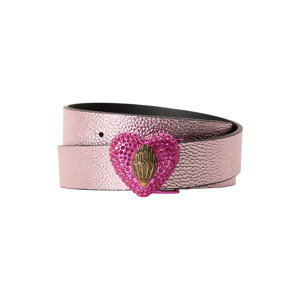 leren riem Eagle Heart lichtroze