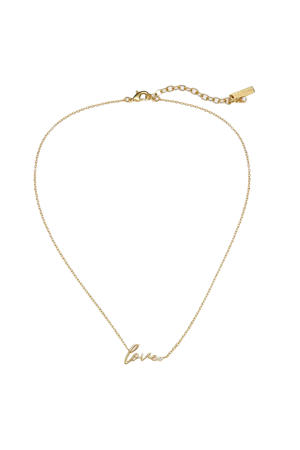 ketting Love goudkleurig